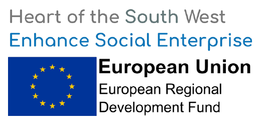 Enhance social enterprise ERDF flag logo