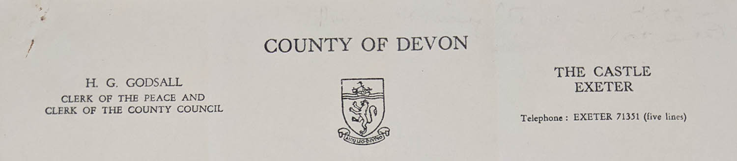 County of Devon header
