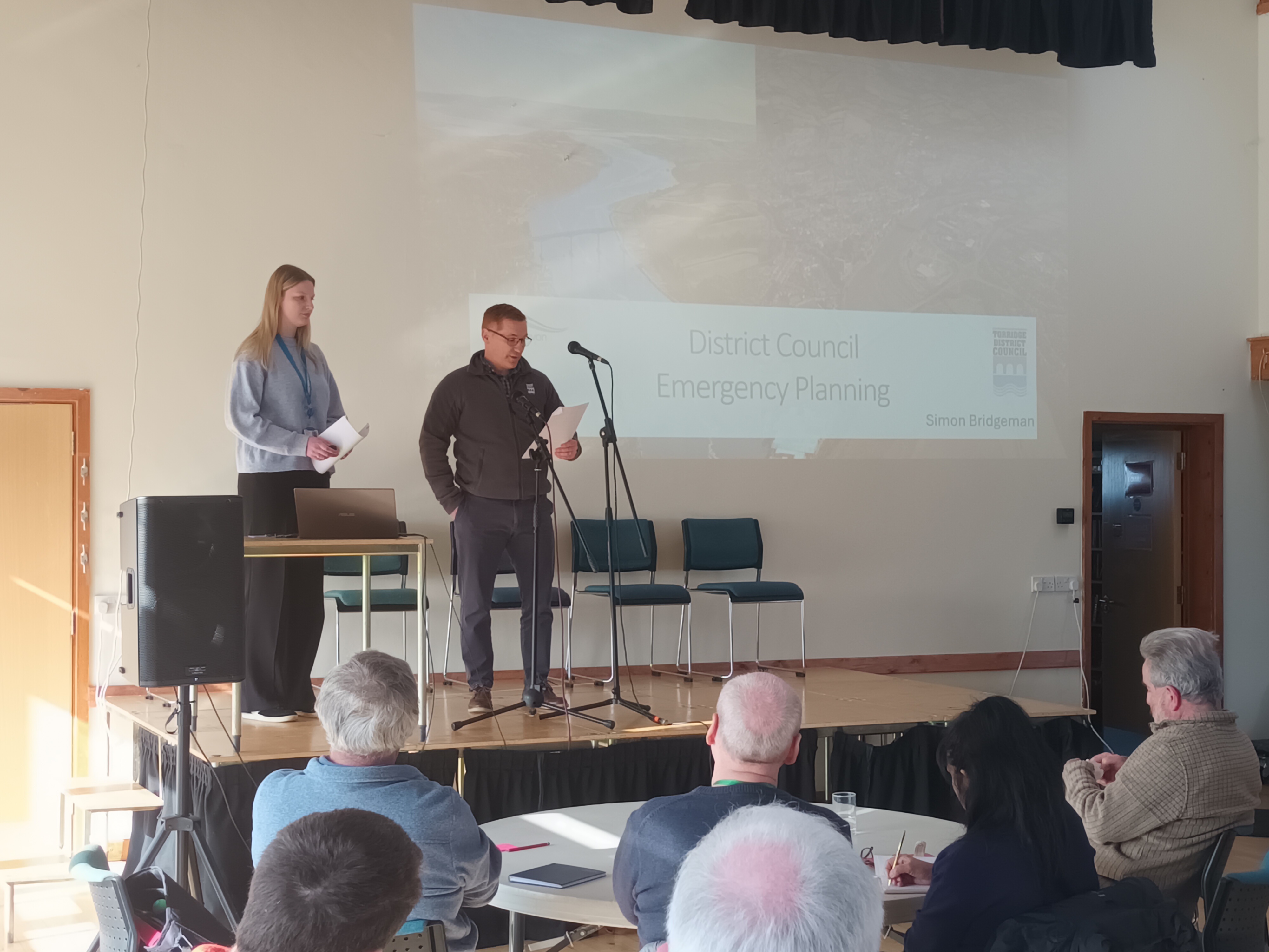 Alex Miles from North Devon DC and Simon Bridgeman from Torridge DC giving a presentation