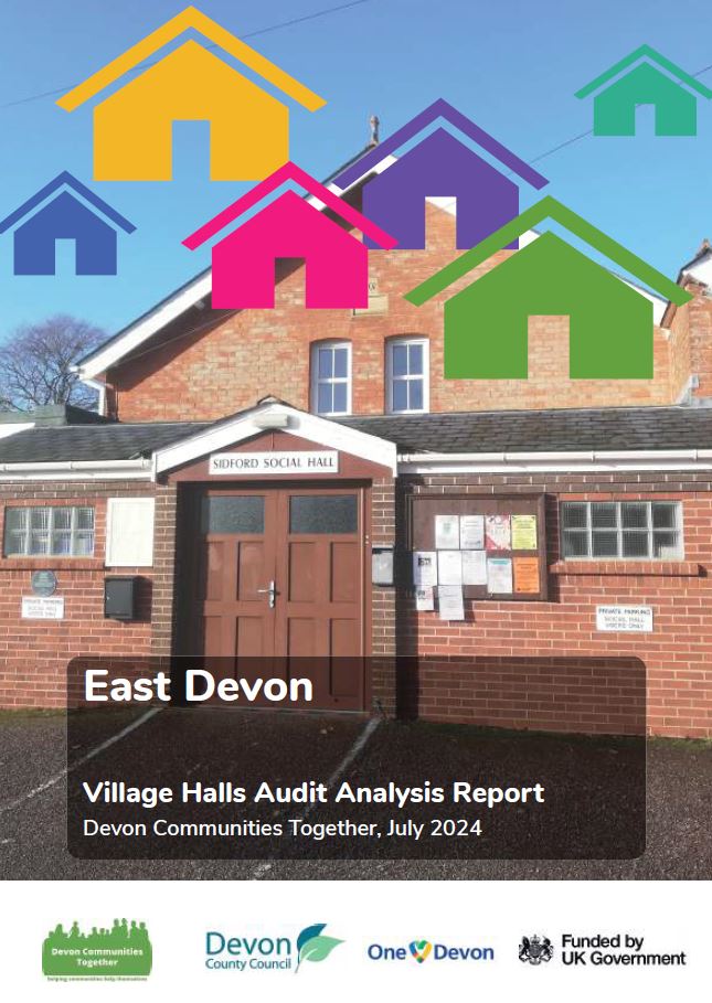 Final East Devon village halls report front cover