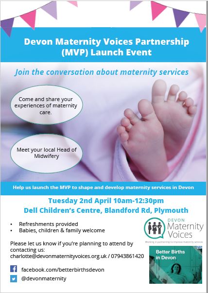 Maternity voices launch plymouth flyer