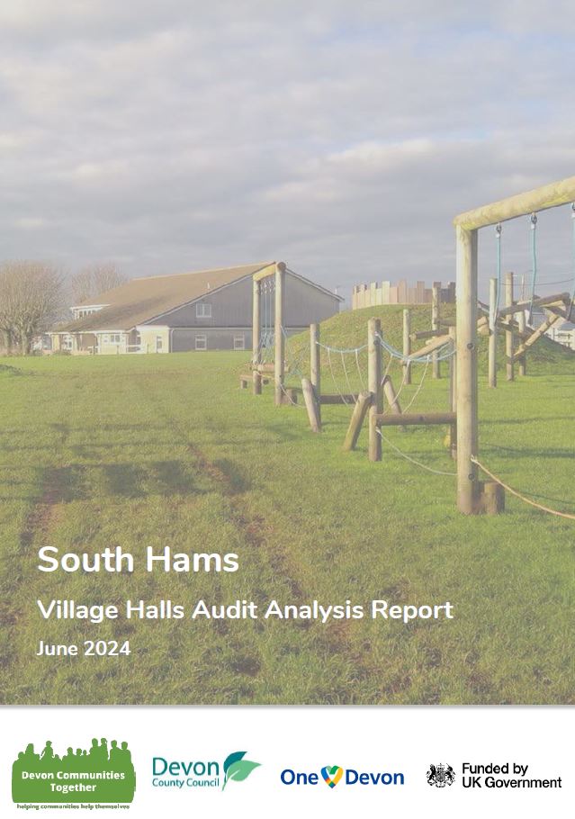 South Hams Village Halls audit analysis report front cover