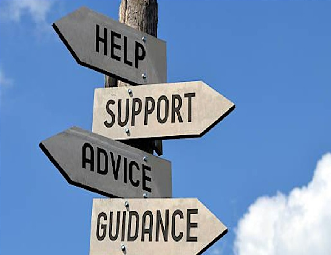 signpost, help, support, advice, guidance