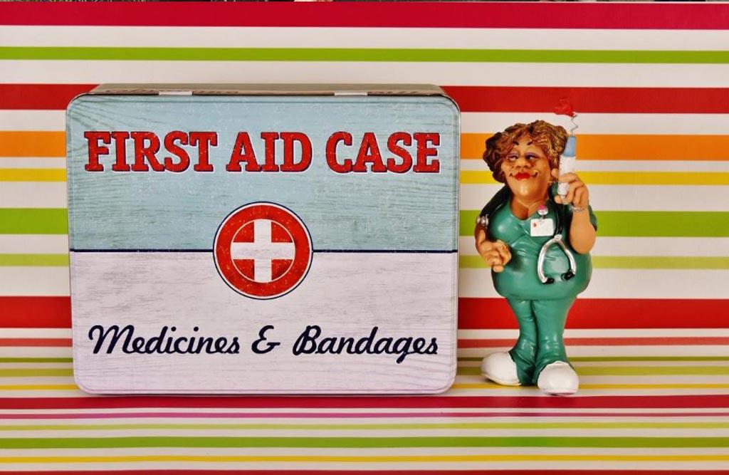 First Aid cartoon
