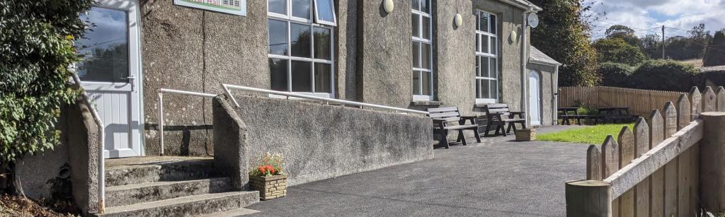 A photograph of Stowford Parish Hall