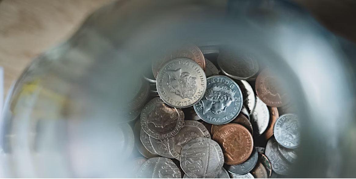 Loose change image, British coins