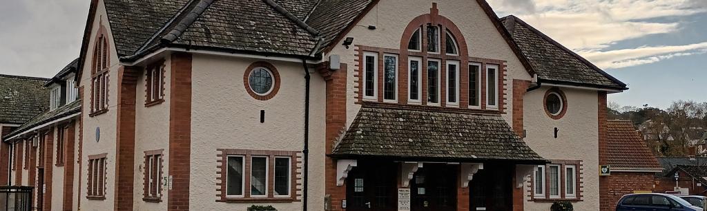 Village hall frontage