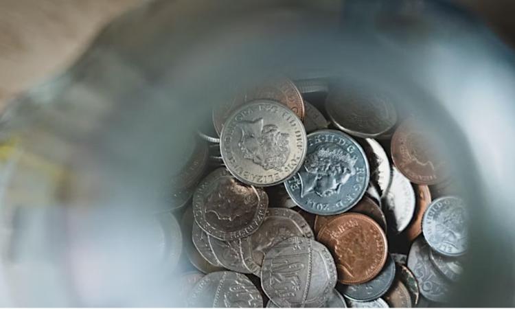 Loose change image, British coins
